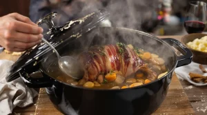 Le gigot à la cuillère d’Alain Ducasse : la recette simplissime du chef pour une viande ultra fondante
