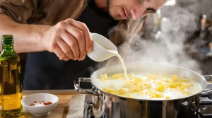Pour des pâtes bien fondantes, ce chef ajoute toujours cet ingrédient dans l’eau de cuisson