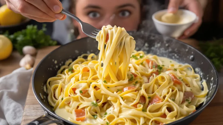 Stop à la crème fraîche : les meilleures pâtes au saumon se préparent avec cet ingrédient