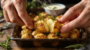 Voici comment j’ai réussi mes pommes de terre grenaille au four, croustillantes dehors et fondantes