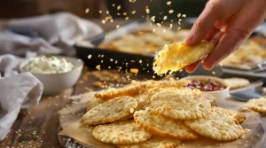 « Je les prépare en 10 minutes pour l’apéro » : mes crackers maison au fromage et graines dorées