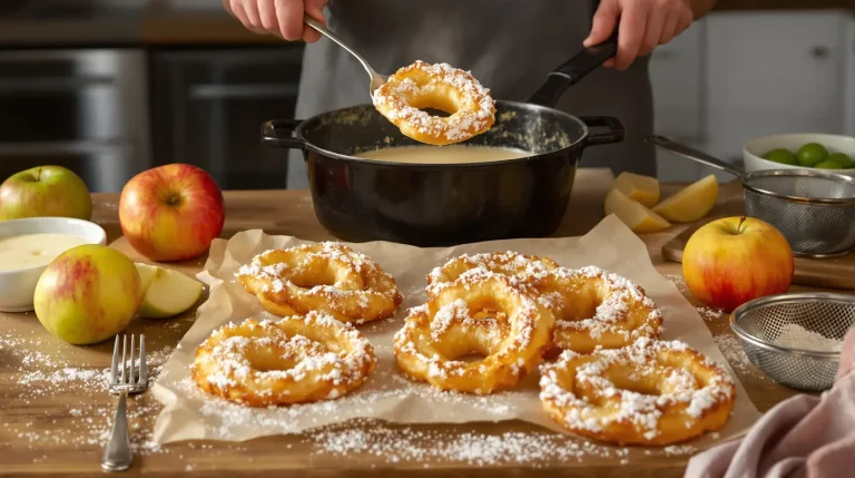 Mardi Gras : la recette ultra facile de ma belle-mère pâtissière pour des beignets aux pommes ultra aériens et savoureux Mardi Gras : la recette ultra facile de ma belle-mère pâtissière pour des beignets aux pommes ultra aériens et savoureux