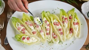 Petites barquettes d’endive au jambon : mon apéritif ultra express, prêt en quelques minutes