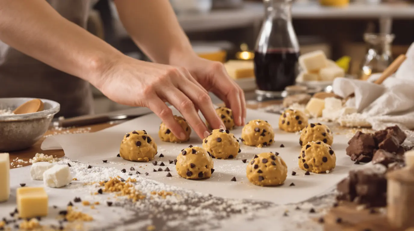Recette pate a cookie cru: fondante et sans cuisson recette pate a cookie cru