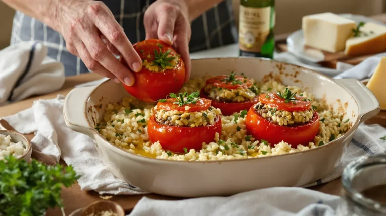 Délicieuses tomates farcies recette de grand-mère avec riz tomates farcies recette de grand-mère avec riz