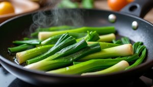 découvrez nos astuces simples et efficaces pour réussir la cuisson du vert de poireau à la poêle et sublimer vos plats facilement.