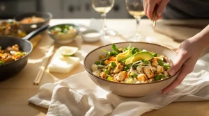 recette poke bowl poulet