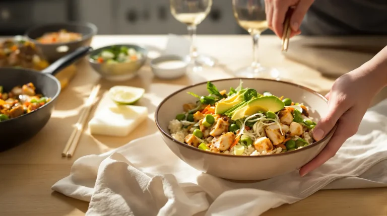 recette poke bowl poulet