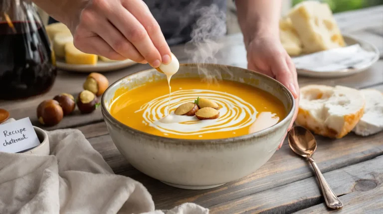 Accueil Soupe butternut chataigne onctueuse et rapide