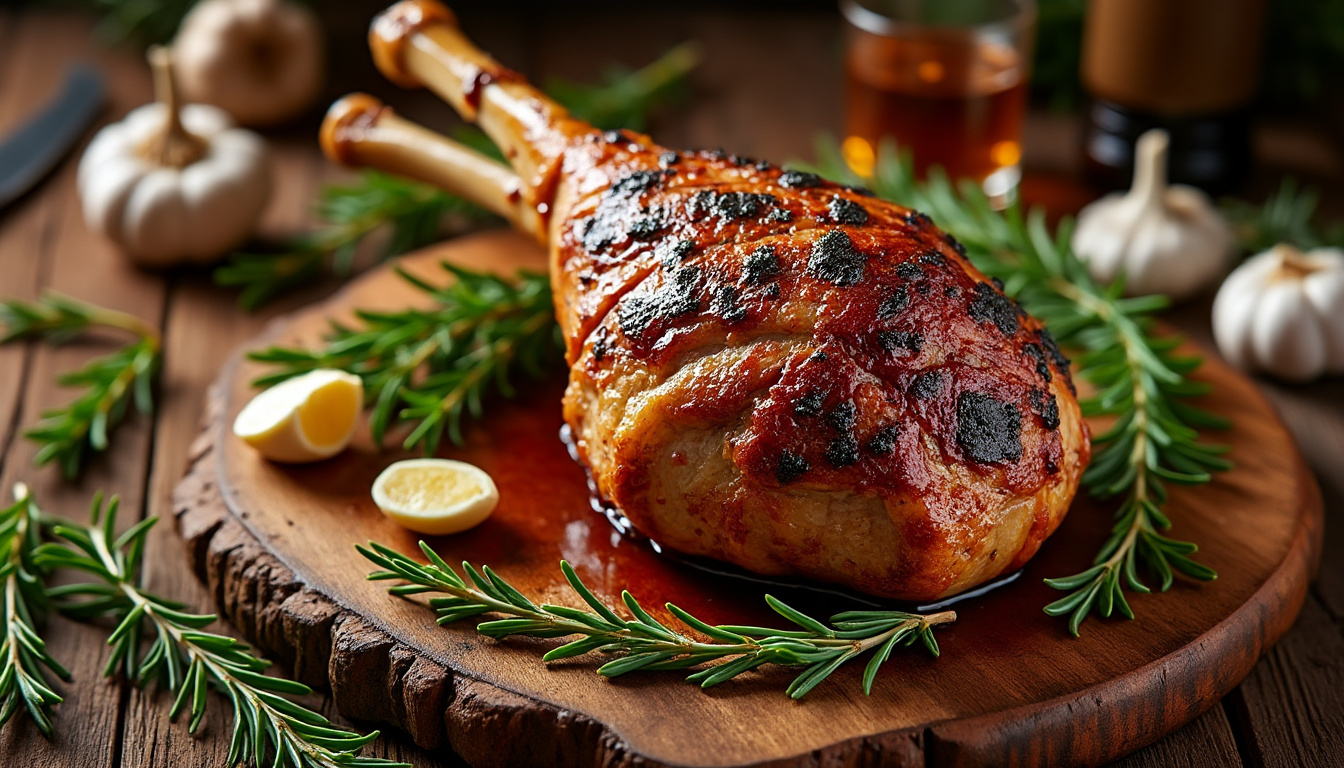 Comment réussir un gigot d'agneau au four tendre et savoureux découvrez nos astuces pour préparer un gigot d'agneau au four à la fois tendre et savoureux, pour des repas réussis et gourmands.