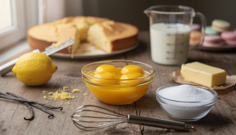 découvrez des recettes sucrées simples et délicieuses pour utiliser 4 jaunes d'œufs et régaler toute la famille avec des desserts faits maison.