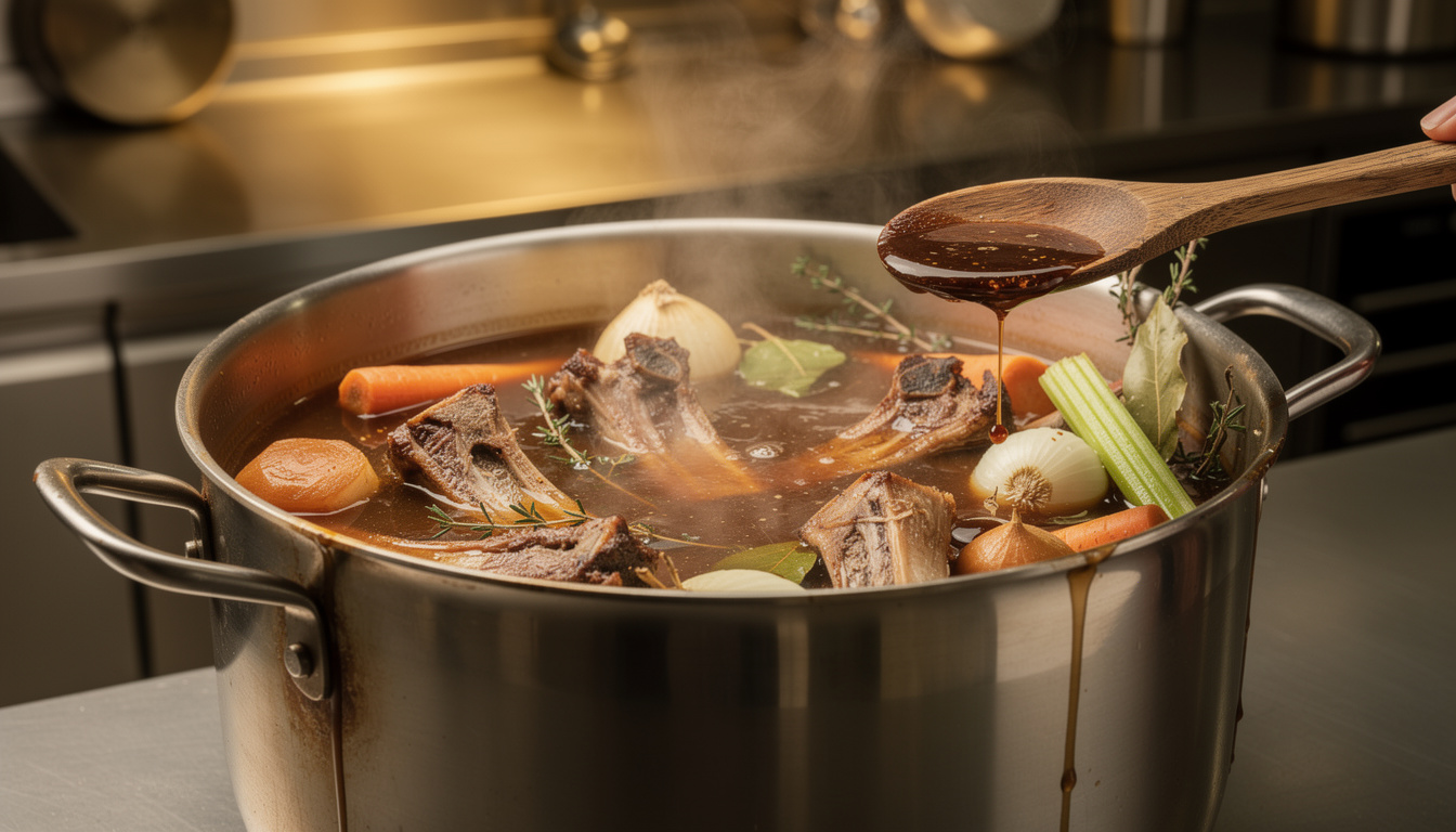 Recette de fond de veau : conseils et astuces pour une base de sauce réussie découvrez nos conseils et astuces pour réussir votre fond de veau, une base incontournable pour sublimer toutes vos sauces et plats.