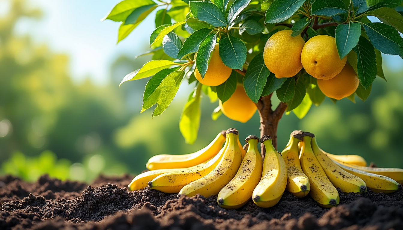 Utiliser la peau de banane comme engrais naturel pour un citronnier en pleine santé découvrez comment utiliser la peau de banane comme engrais naturel pour nourrir et renforcer la santé de votre citronnier.