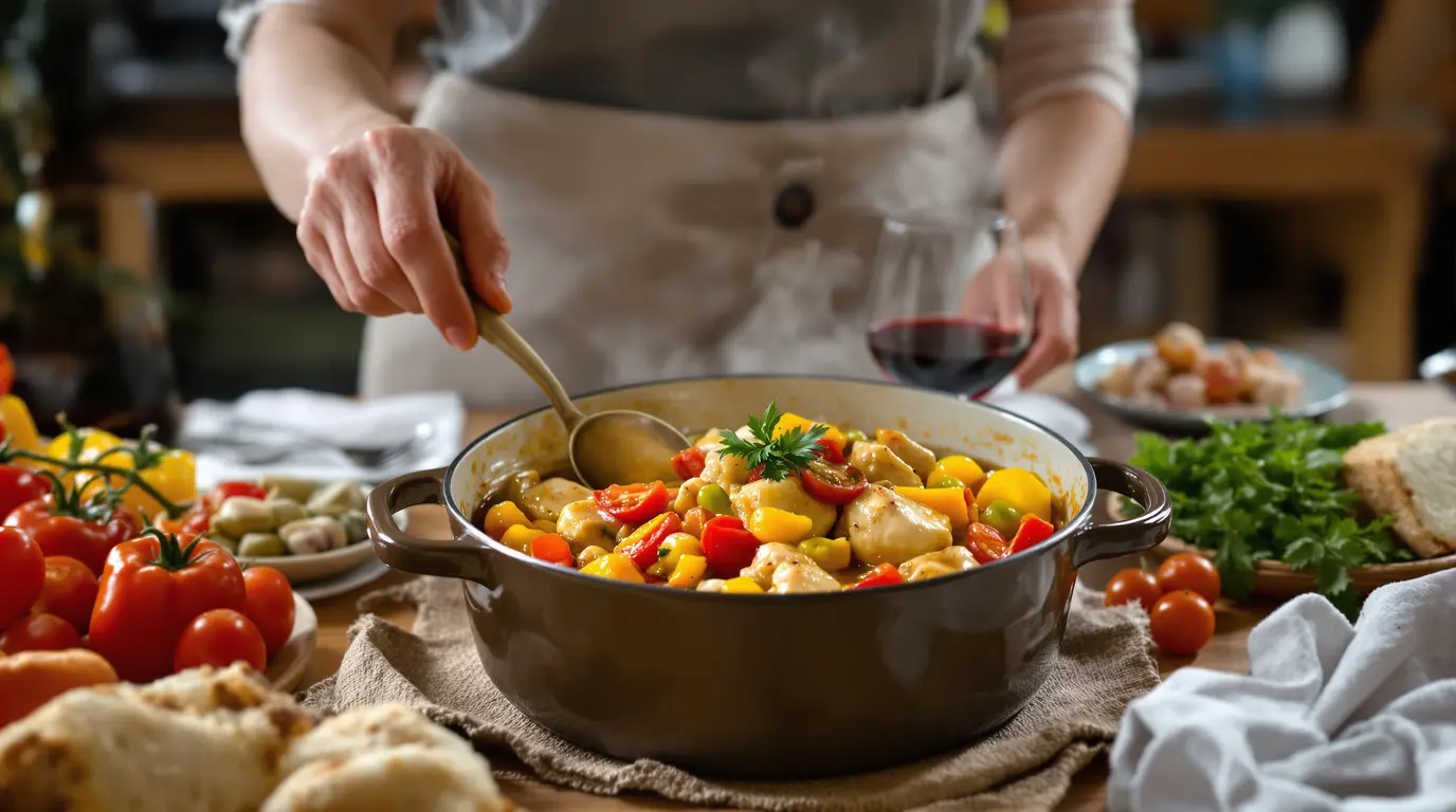 Poulet basquaise de ma grand-mère: astuces familiales poulet basquaise de ma grand-mère
