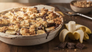 découvrez une recette simple et rapide pour préparer un crumble banane chocolat délicieux, parfait pour un dessert gourmand et réconfortant.