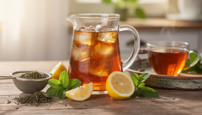 découvrez comment préparer un thé glacé maison rafraîchissant et naturel facilement, avec des ingrédients simples pour une boisson saine et désaltérante.