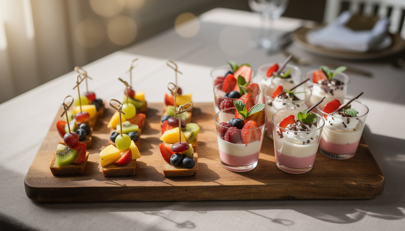 Desserts légers et gourmands pour un apéro dinatoire réussi découvrez des recettes de desserts légers et gourmands parfaits pour un apéro dinatoire réussi, alliant saveurs délicates et plaisir sans culpabilité.